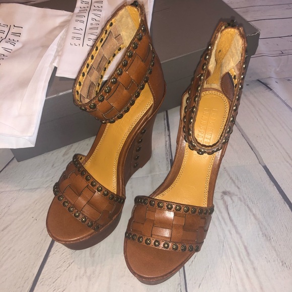 Eric Rutberg Leather Platforms - Picture 2 of 15